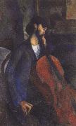 Amedeo Modigliani The Cellist (mk39) Spain oil painting artist